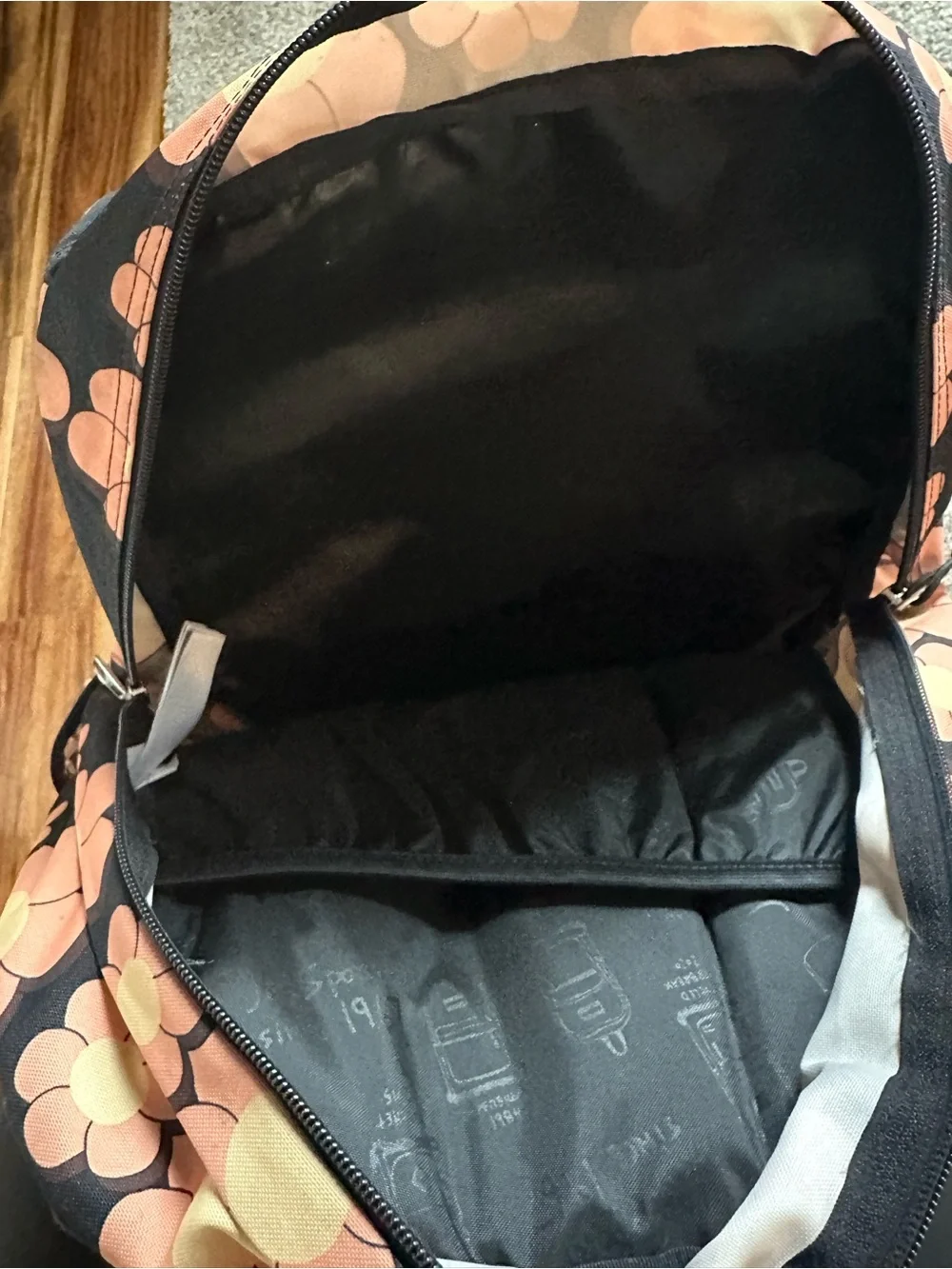Jansport backpack organization pattern