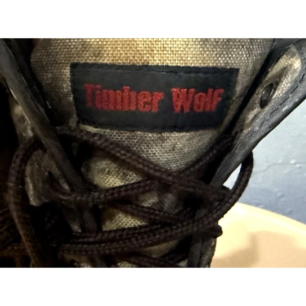 Timber Wolf‎ Thermolite Camo Hunting Boots Men's Sz 5 Lace Up