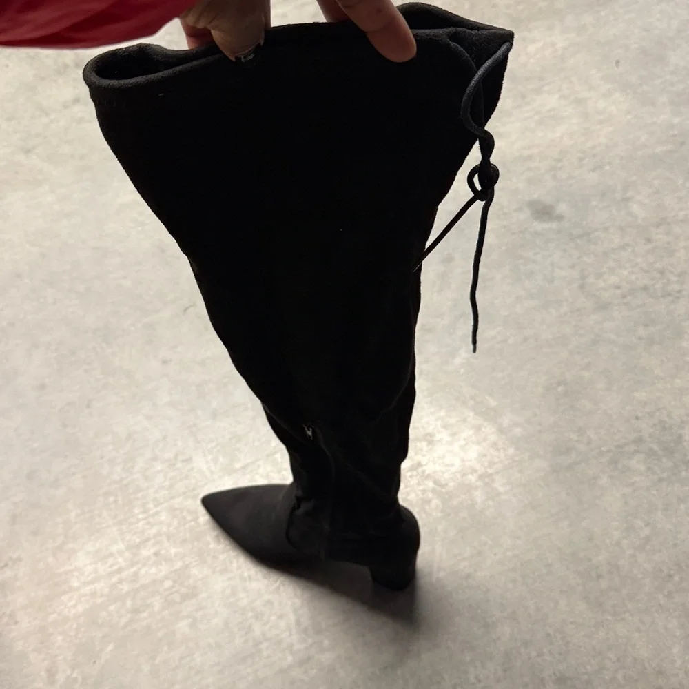 JustFab suede black new