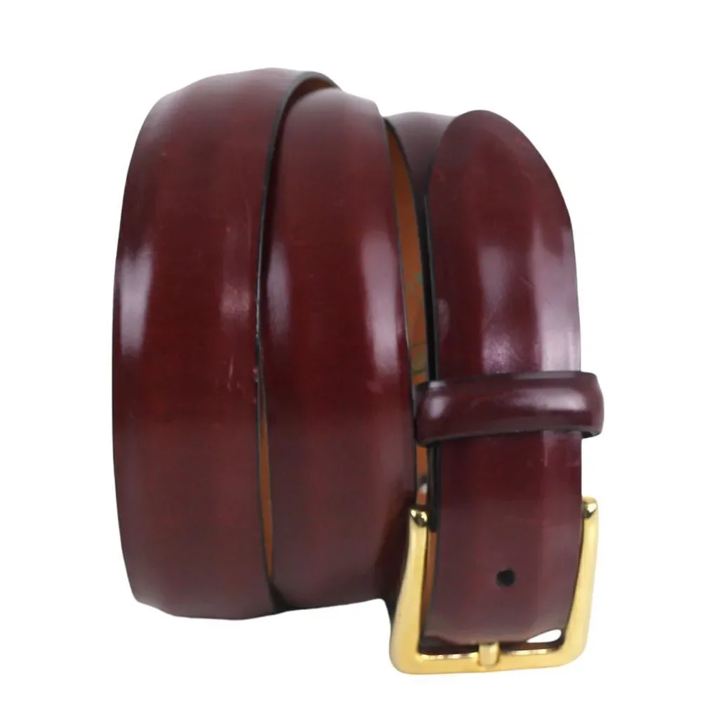 Cole Haan REDDISH BROWN GENUINE LEATHER 1 1/8