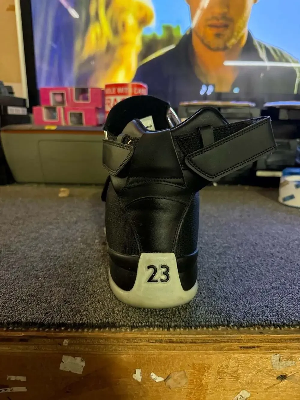 Jordan Generation 23 Black Chrome Basketball Shoes AA1294-010 Men's Size 11.5
