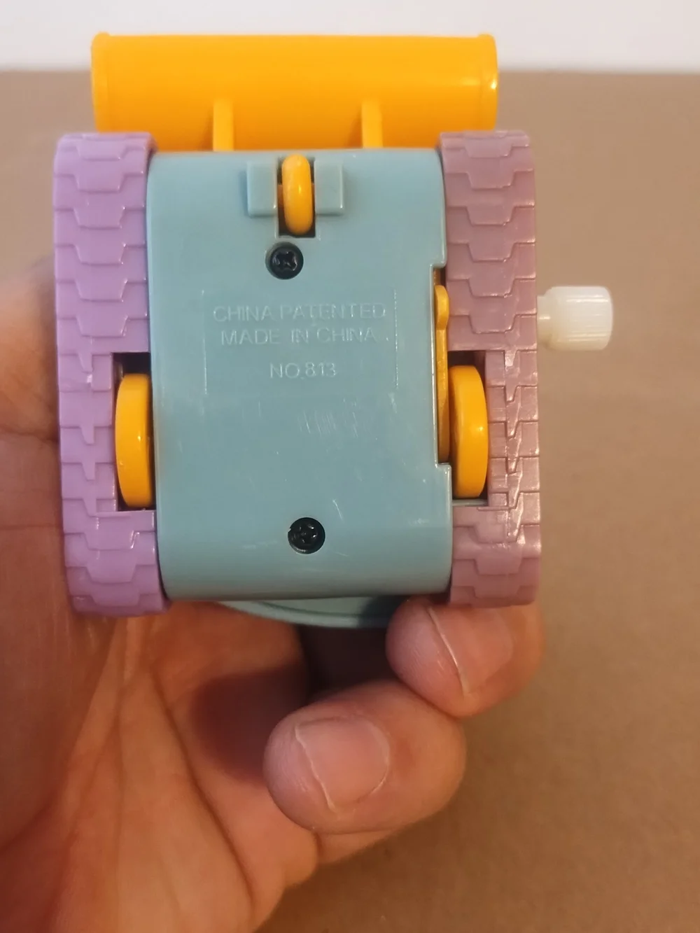 Cute Excavator Toy with Animal Driver plastic good condition