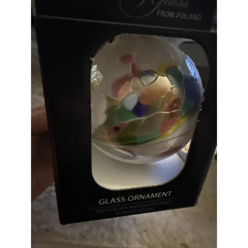 Glass Orb Handmade In Poland Zorza