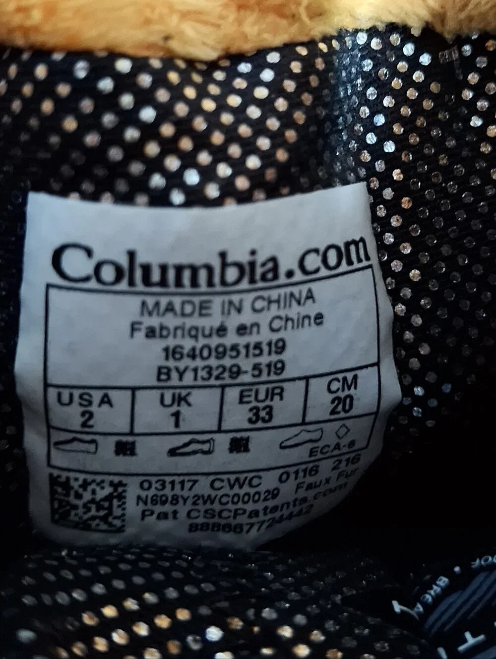 Columbia warm quilted