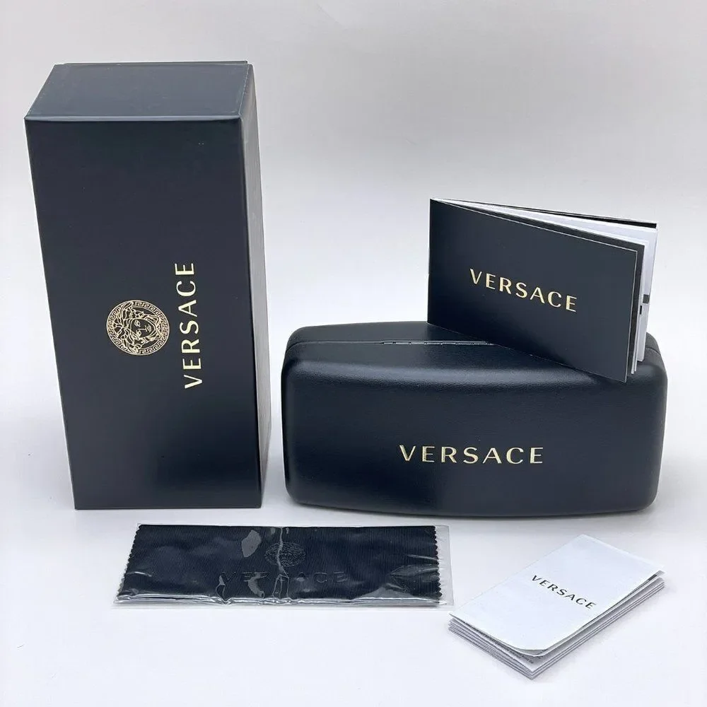SALE! NEW Versace VE4432U 523287 Black Dark Grey Cat Eye Women Sunglasses