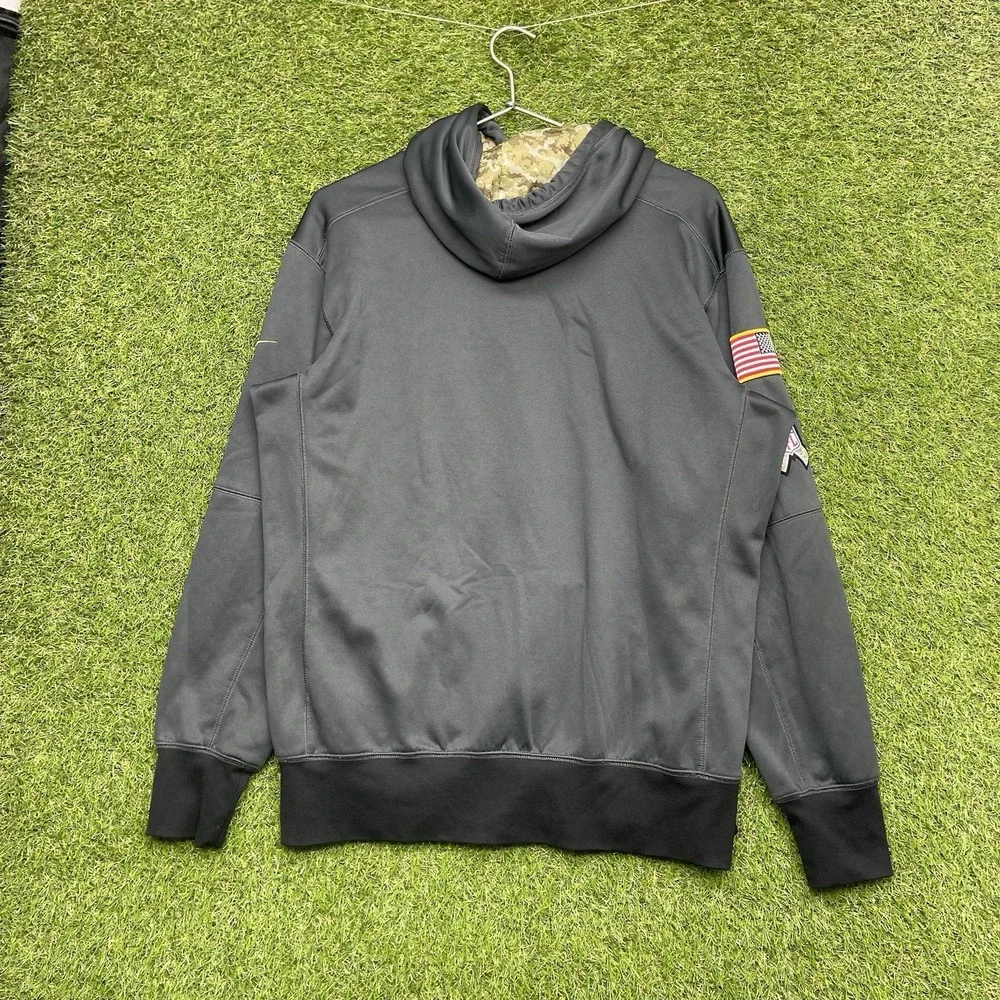 Cleveland Browns Nike Hoodie Mens Large On Field Apparel Salute To Service Camo