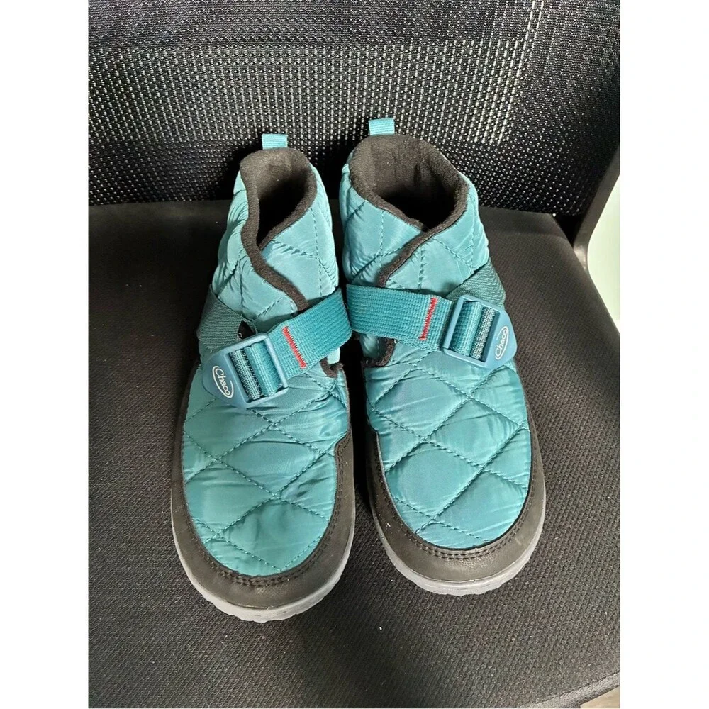 Chaco Glacier Blue Ramble Puff Snow Winter Lightweight Sneaker Bootie Kids Sz 6