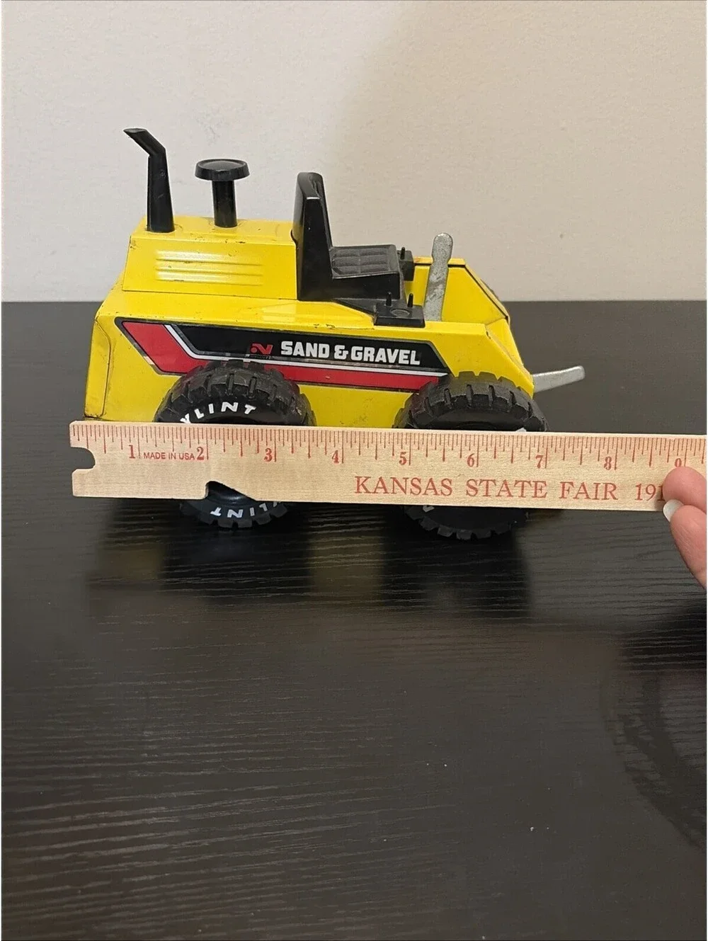 Vtg Nylint Yellow Front End Loader Metal Toy Missing A Piece