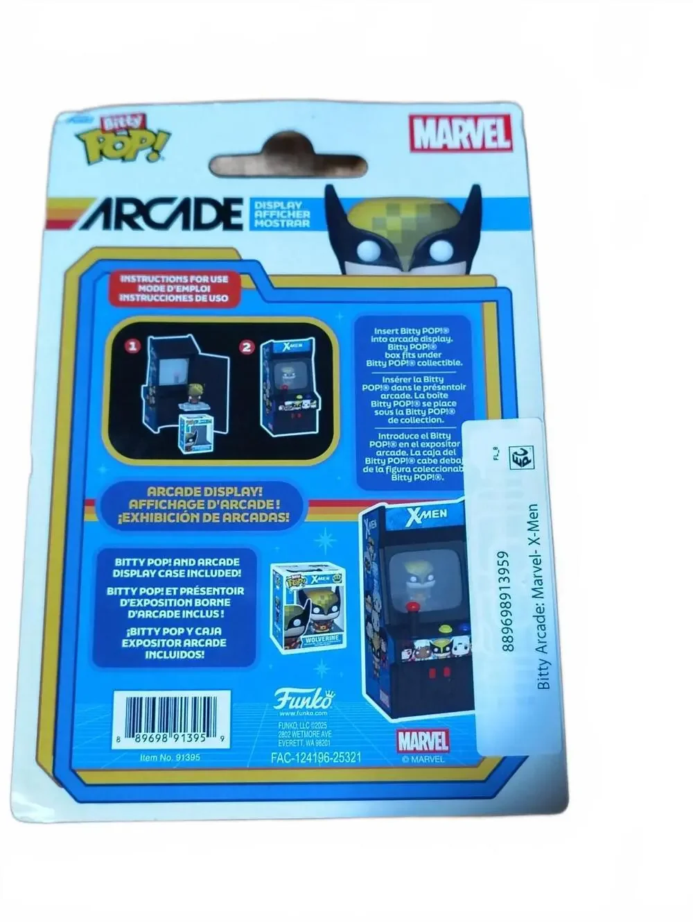 Marvel Funko Bitty Pop Arcade Display Toy