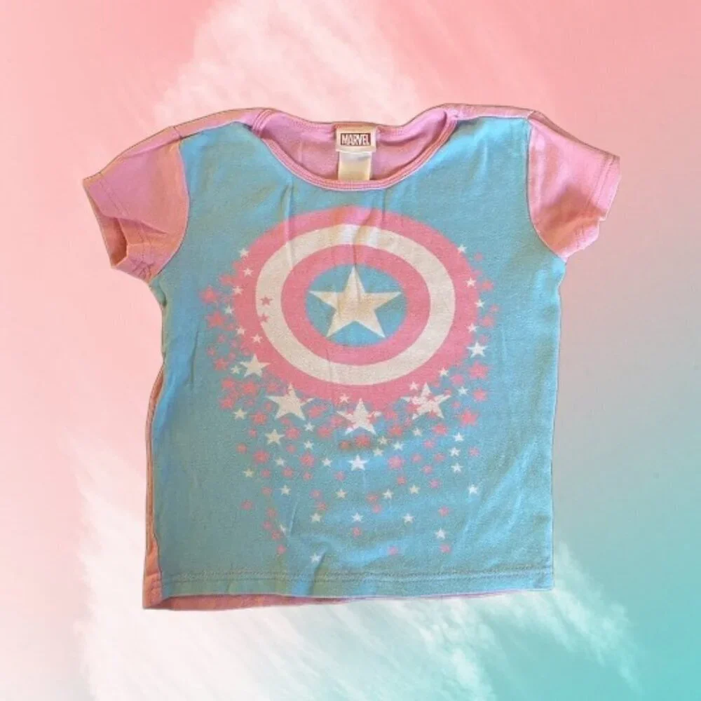 Marvel Graphic Design Cotton Pajama Top
