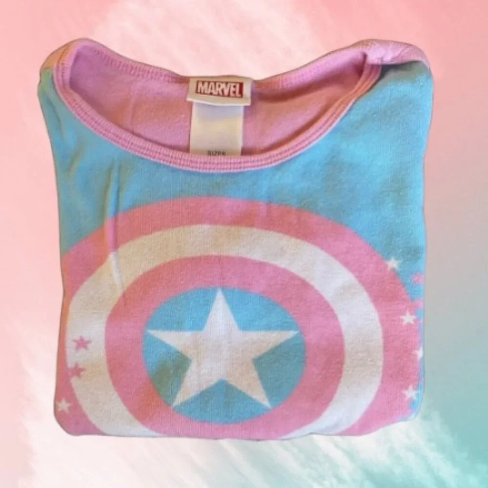 Marvel Graphic Design Cotton Pajama Top