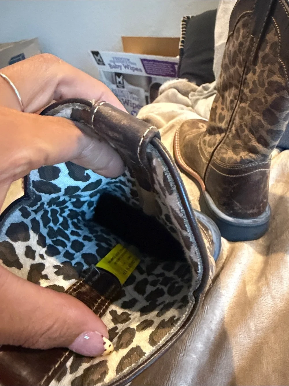 Dan Post leopard print