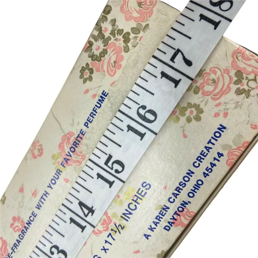 Scented Shelf Paper 50s 60s Vintage Polyfab Multicolor Floral Partial Roll 17.5