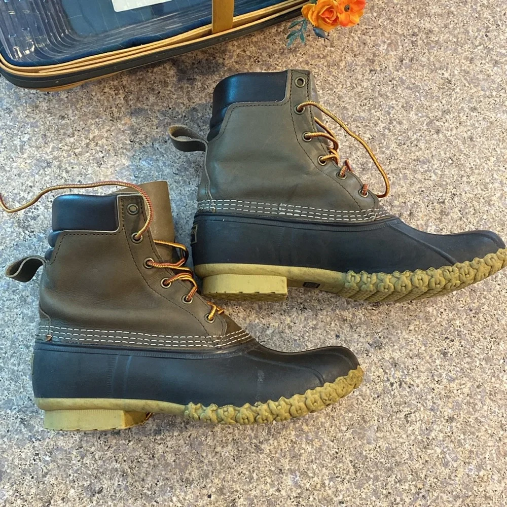 L.L. Bean Boots Men’s 8M 503049 Waterproof Lower FM Duck Boots