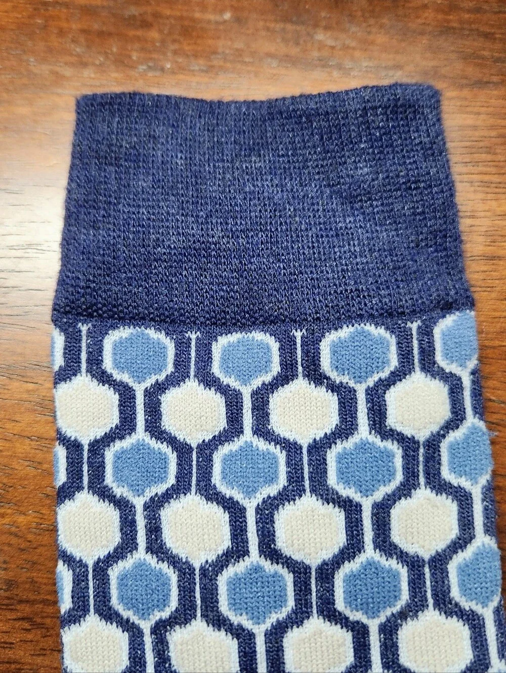 Blue Geometric Sock By Original Penguin NWOT