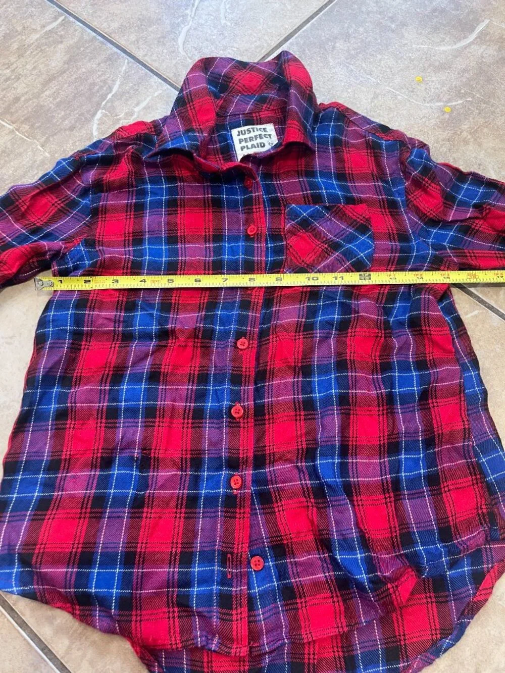 Justice girls size
