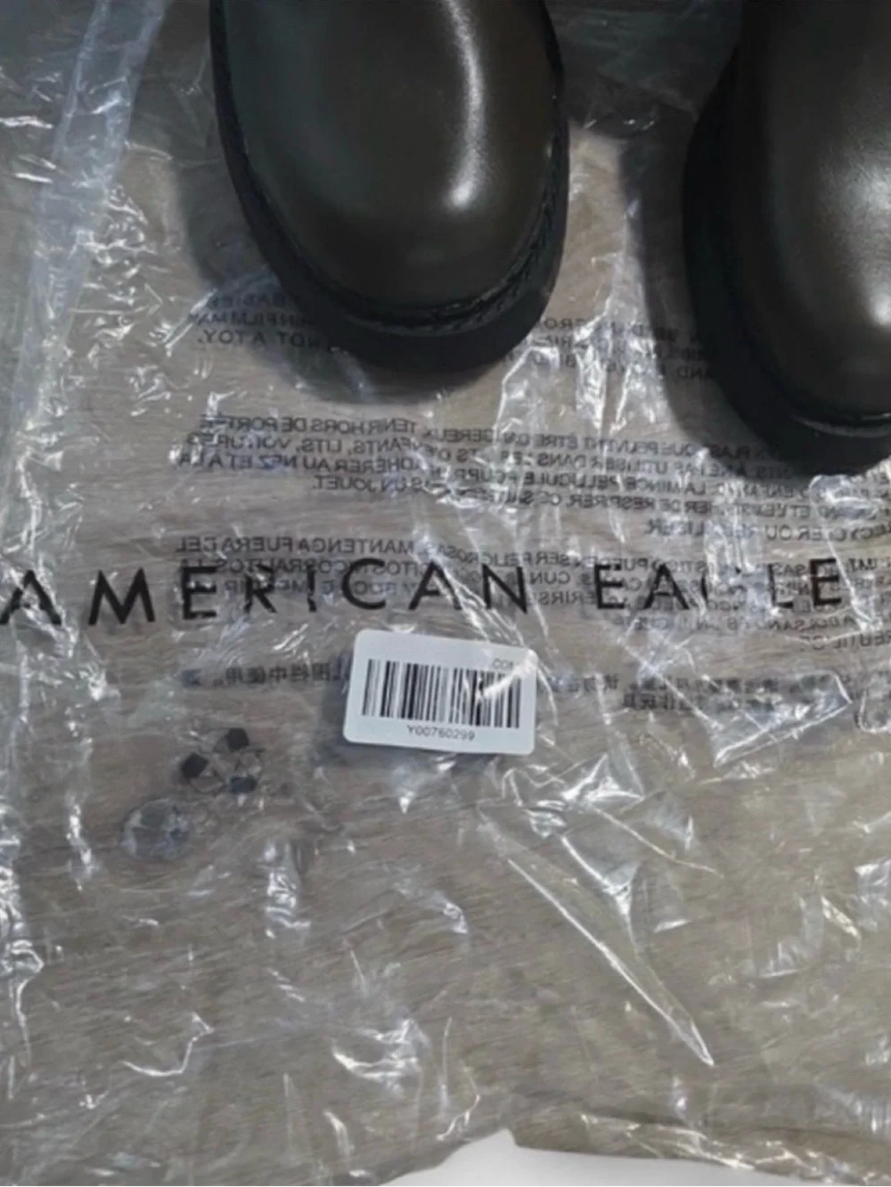 American Eagle Outfitters Black Over-the-Knee Riding Boots