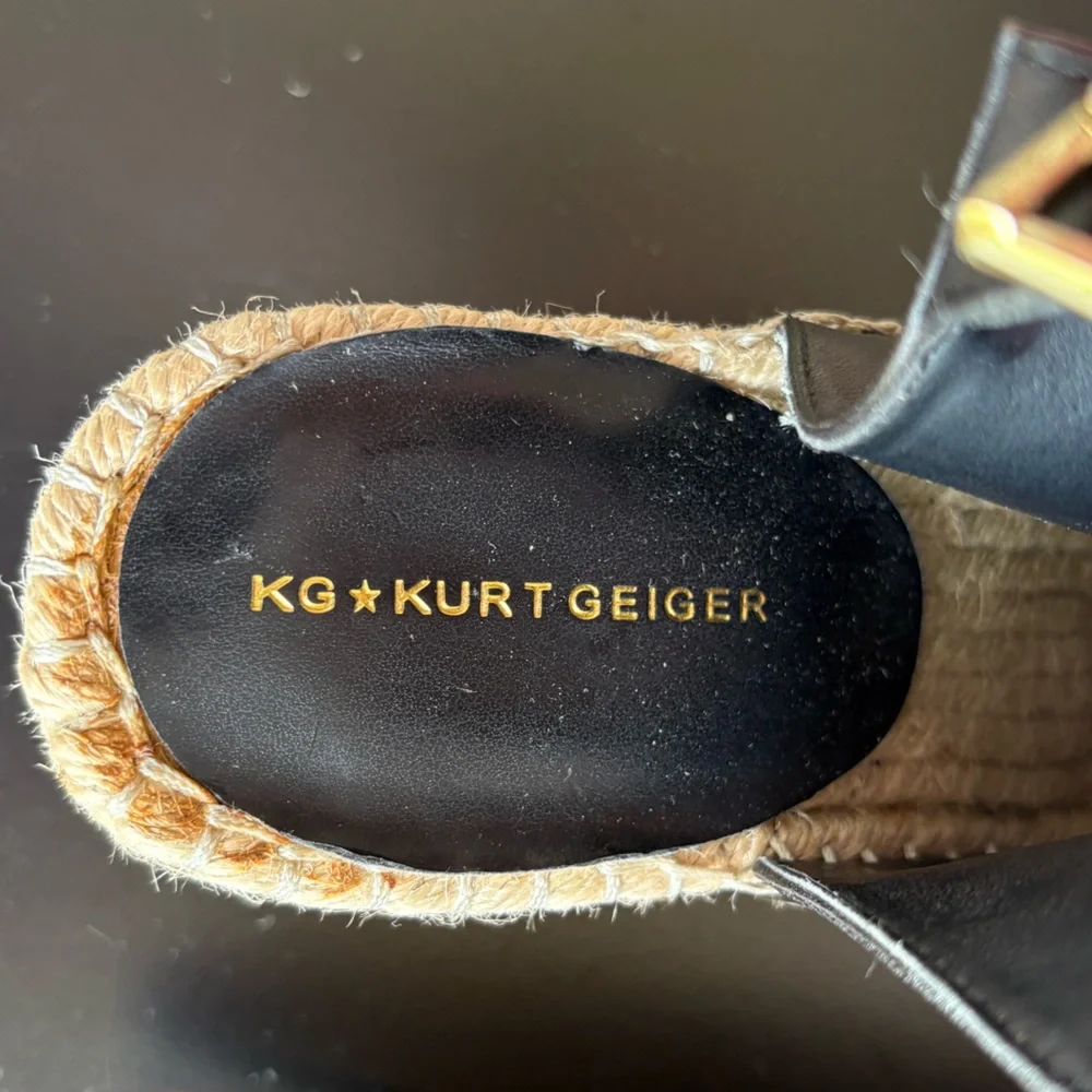Kurt Geiger black leather