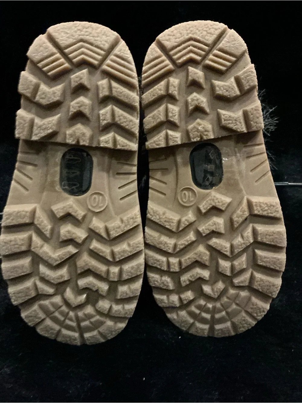 Nova Mountain Kids Black Faux-Fur Trim Winter Snow Boots Size 10 Toddler unisex