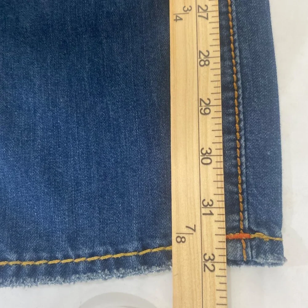 True Religion Ricki Jeans Mens Size 25X32 Dark Wash Relaxed Straight 207444 NWT‎