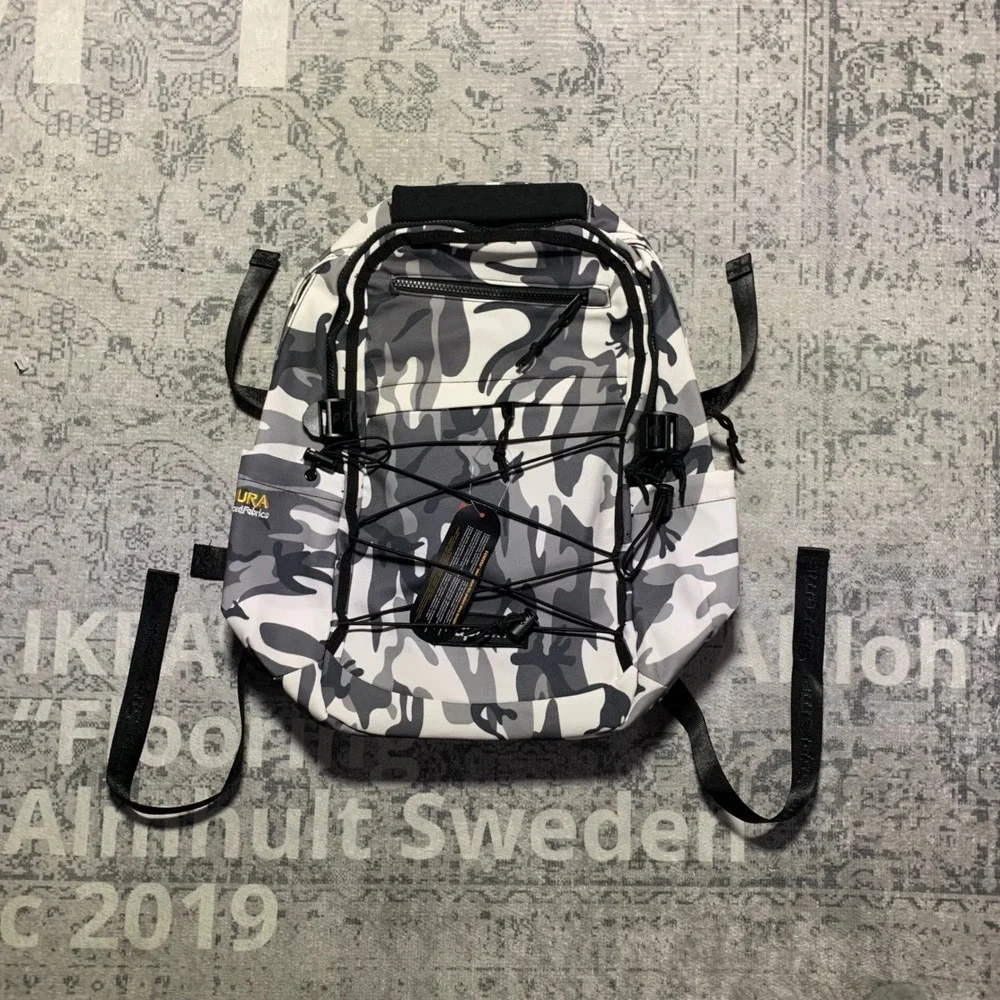 Supreme Cordura Backpack Snow Camo White Grey Box Logo Streetwear Bag
