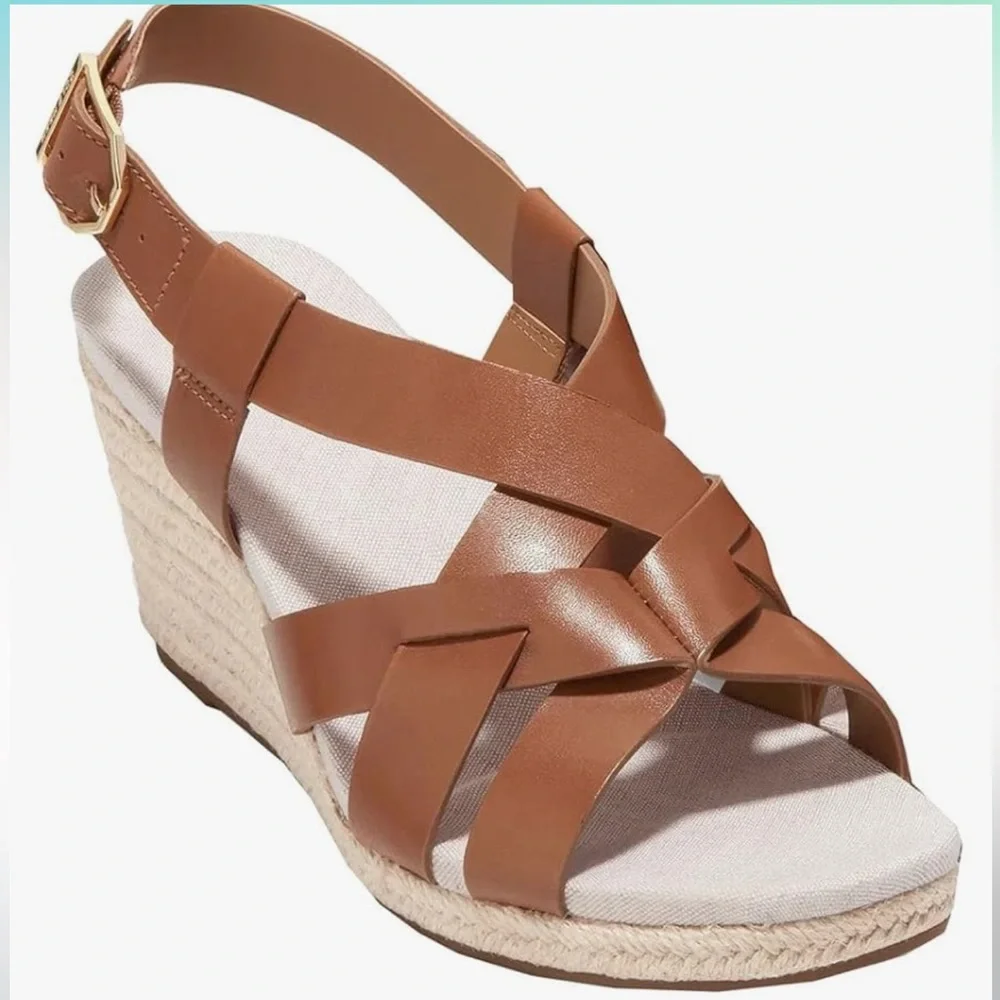 Cole Haan strappy wedge