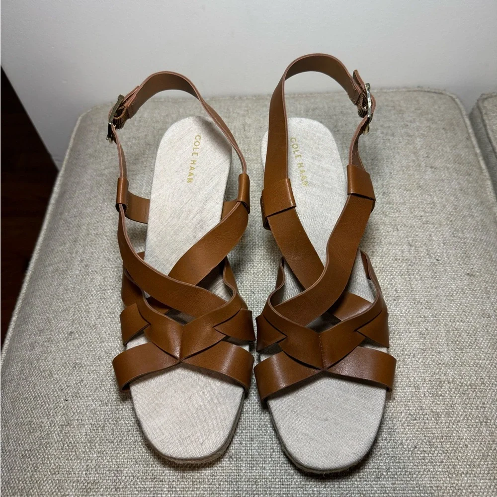 Cole Haan strappy wedge
