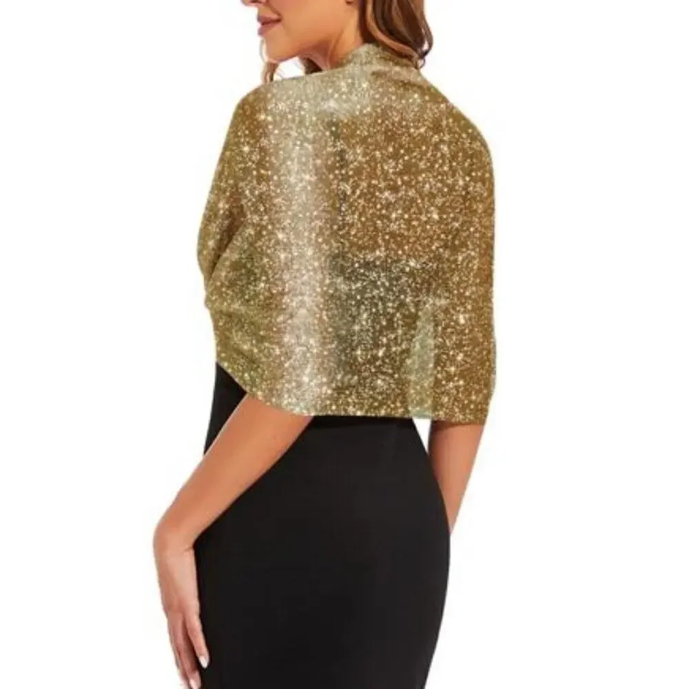Val Boutique gold sparkling