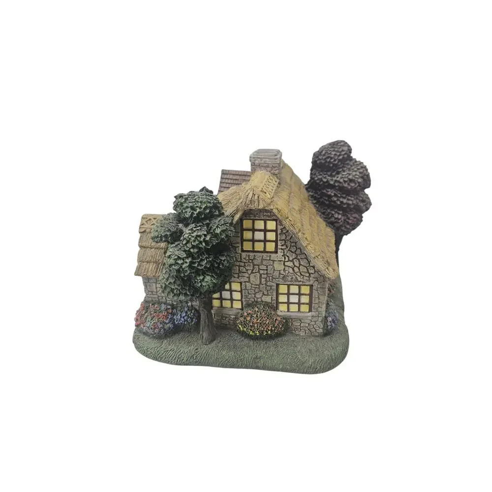 Thomas Kinkade Hawthorne Village Lamplight Tea Room Christmas Cottage 2000