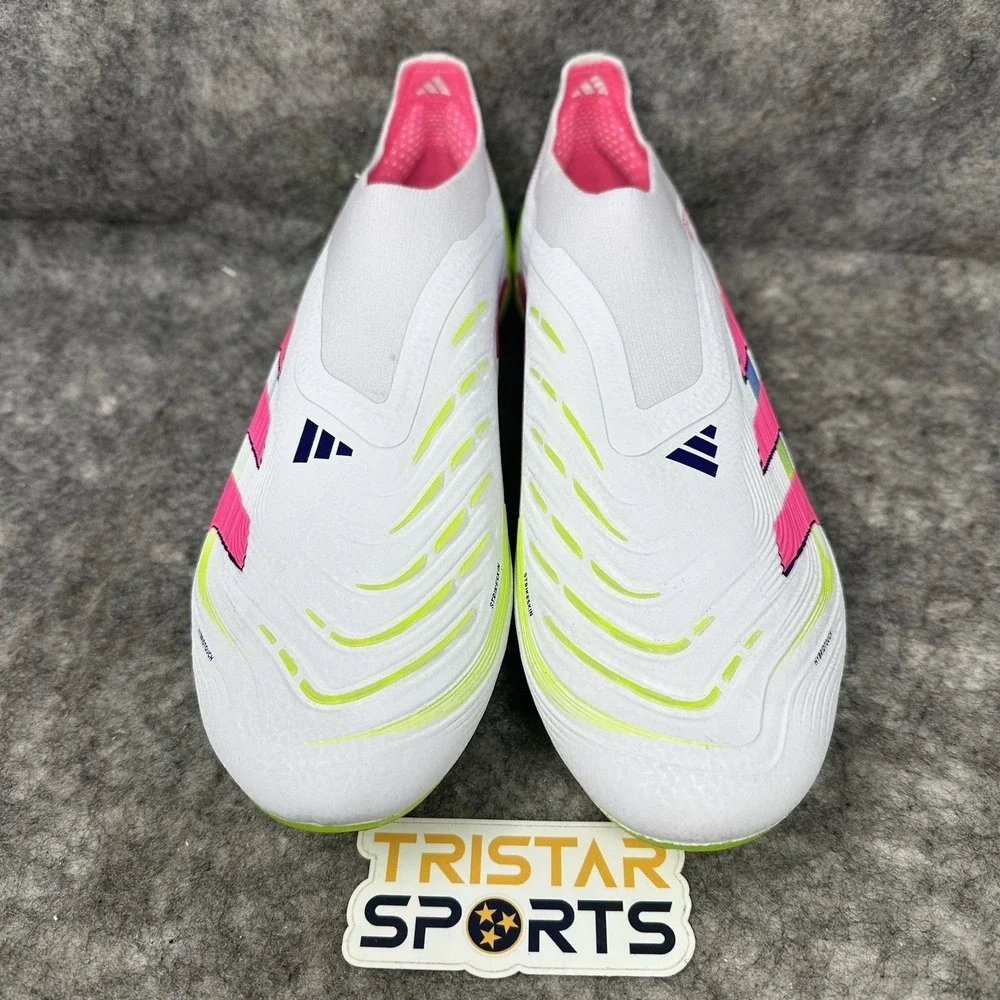 Adidas Predator Elite LL SG Soccer Cleats Mens 11.5 White Pink Celestial Victory