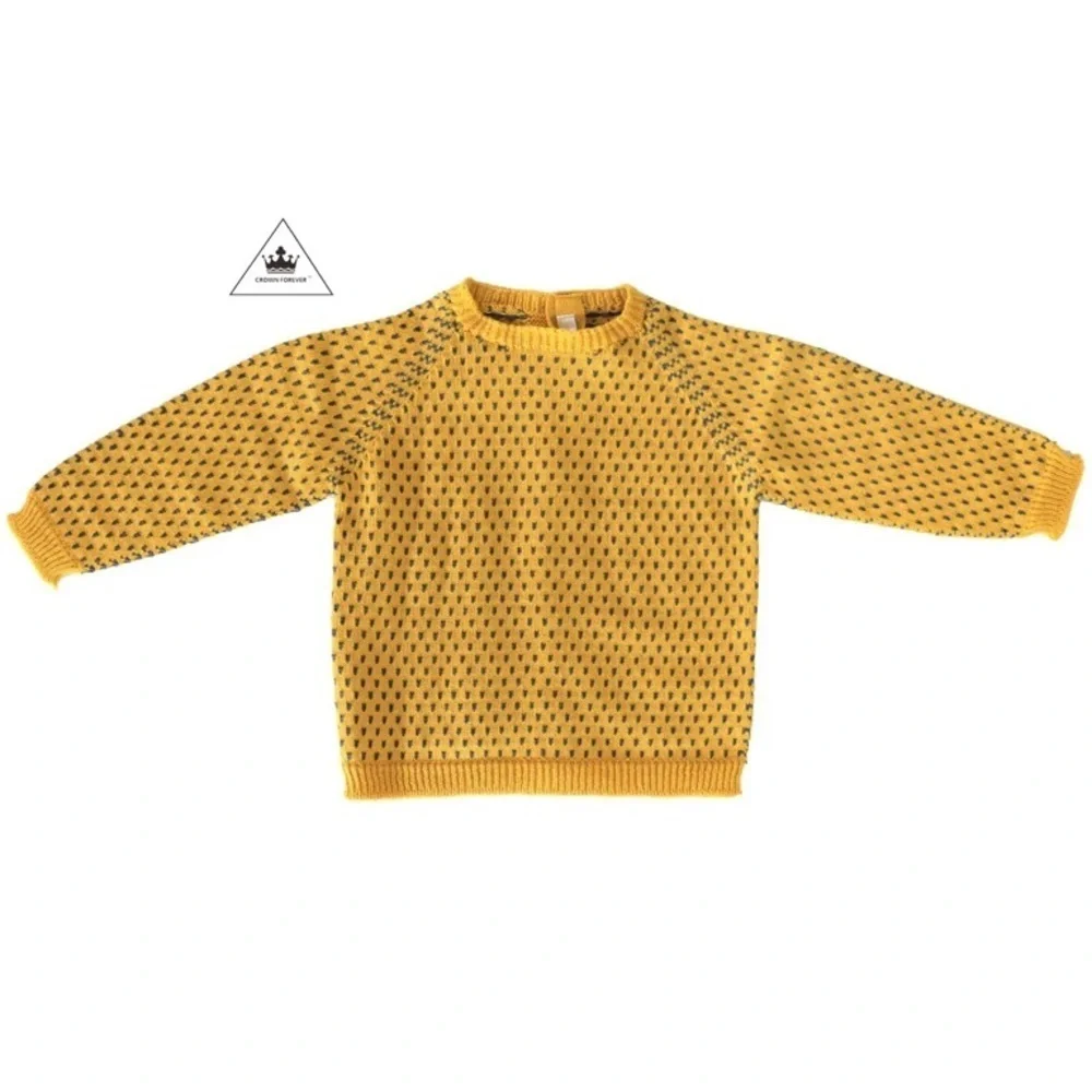 Yellow Kids Matching Set Sweater and bottom SET
