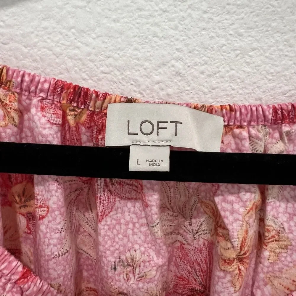 LOFT pink tropical