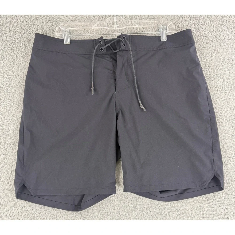 Aether Apparel Board Shorts Mens 34 Black Stretch Quick Dry Swim Trunks‎ Active