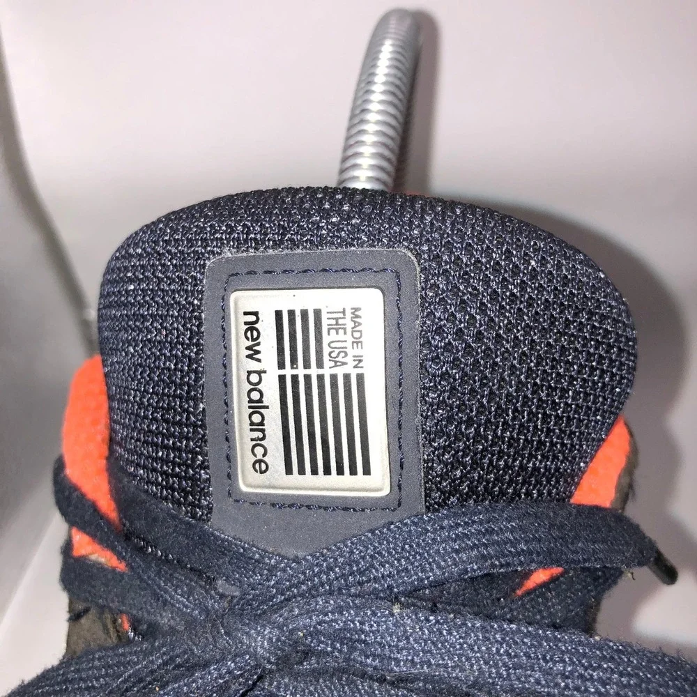 New Balance 990v4 Made in USA Brown Navy‎ Orange M990sb4 Mens Running Shoes