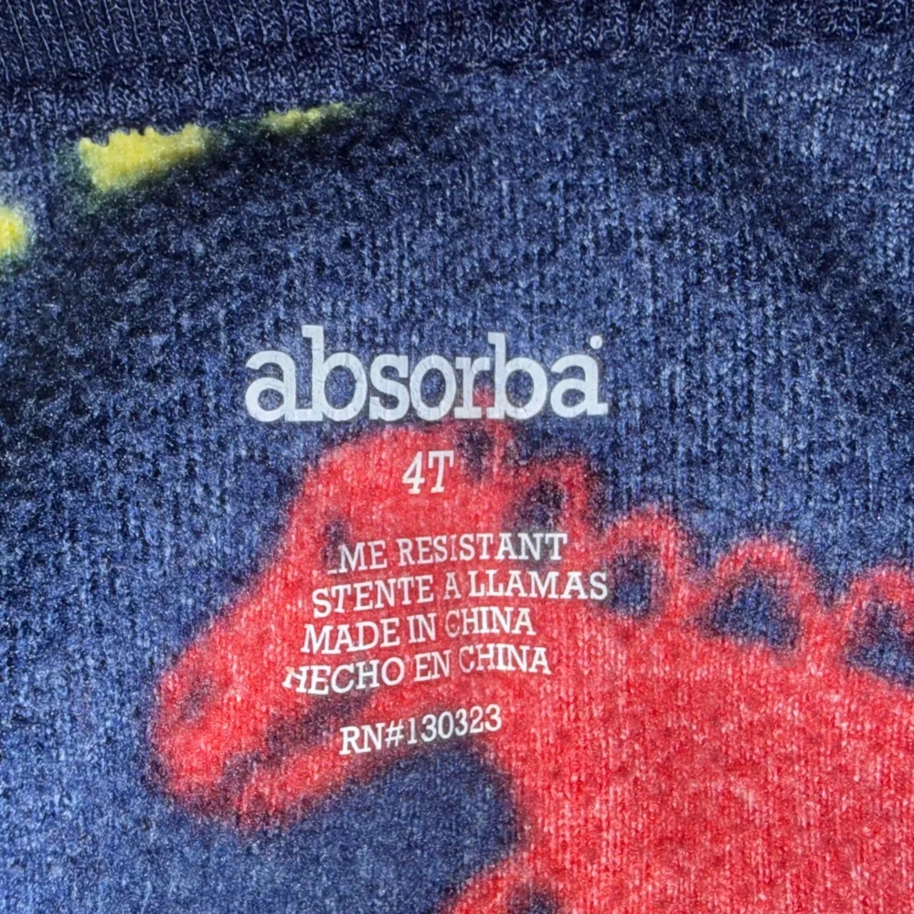 Absorba playful dinosaur