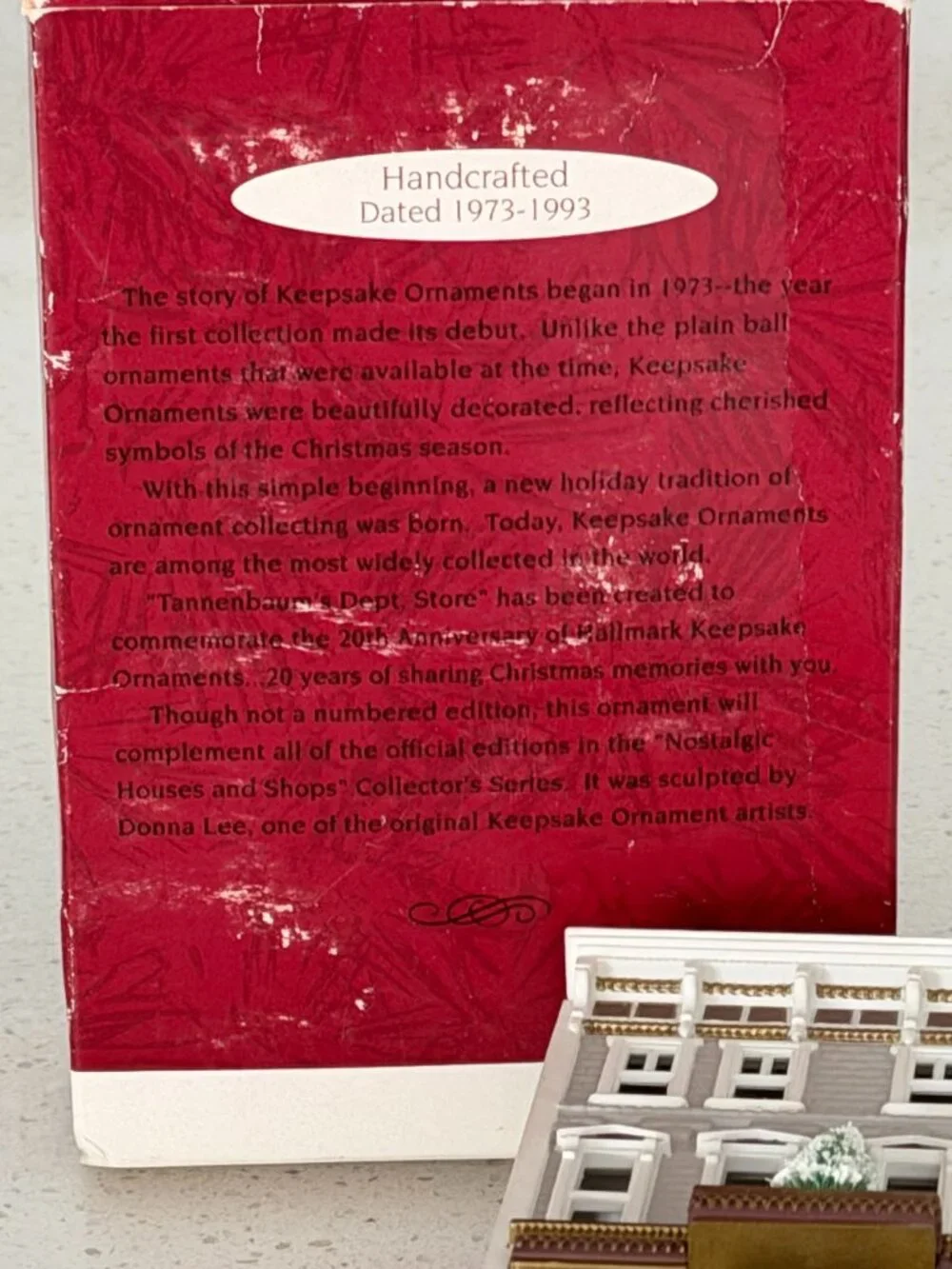 Hallmark keepsake ornament