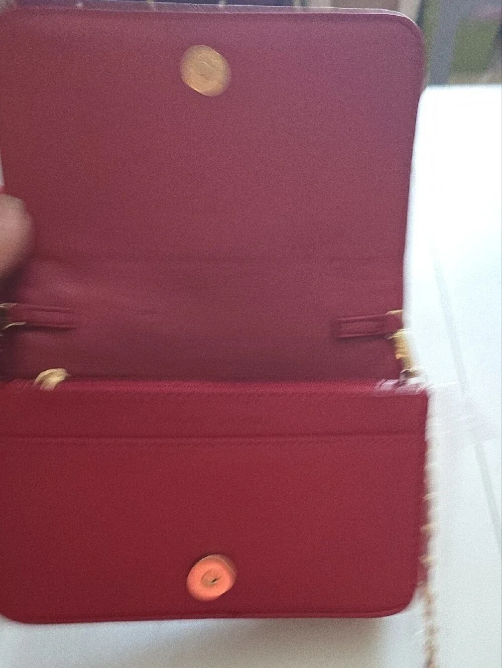 Badgley Mischka sleek crimson