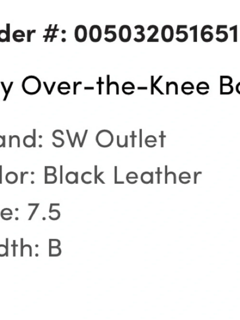 Stuart Weitzman Black Over-the-Knee Riding Boot