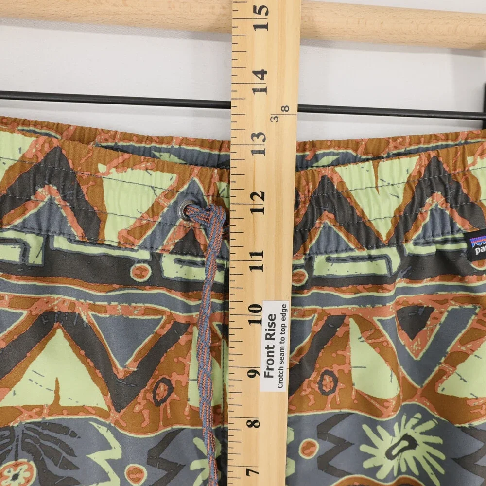 Patagonia Hydropeak Volley Shorts Mens XXL Multi Geometric Print Boardshorts