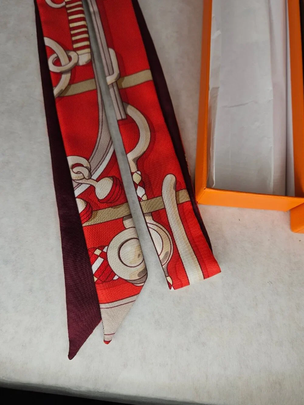 Hermes authentic red