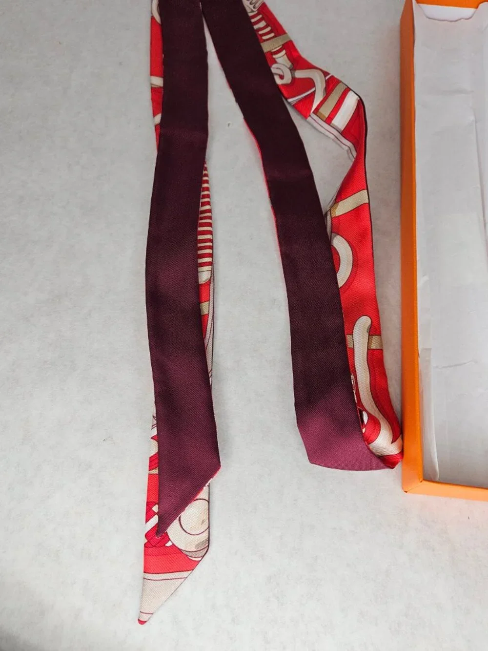 Hermes authentic red