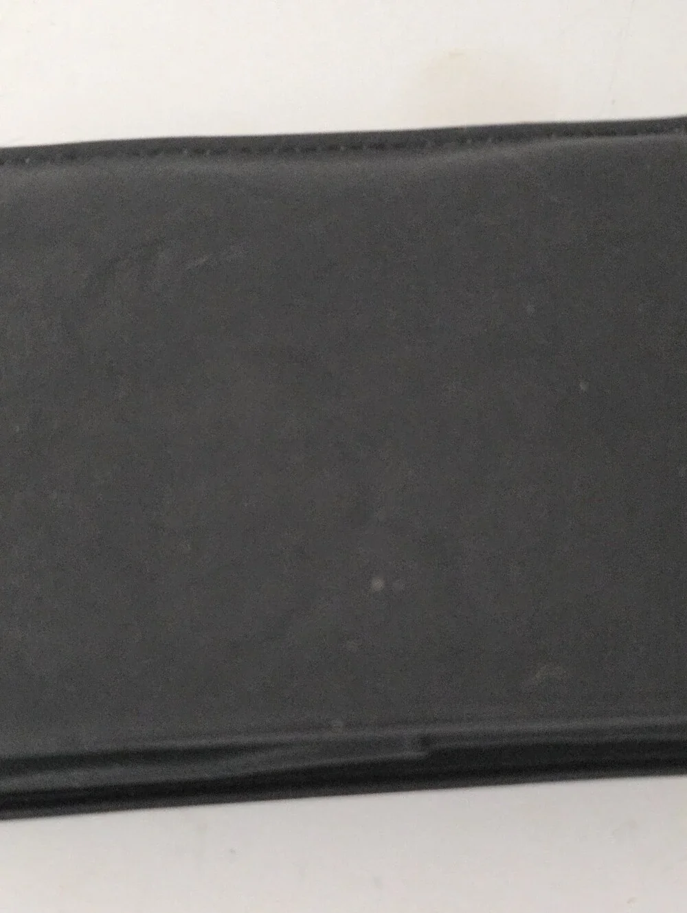Prince Gardner black leather wallet in a sleek minimalist style Mens