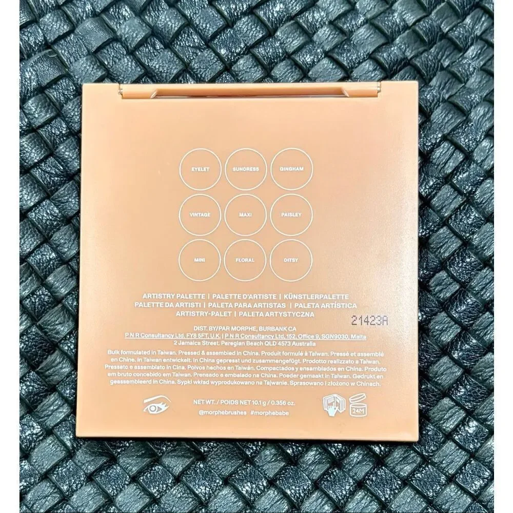 MORPHE - NWTIB - 9B Matte Essentials Artistry Palette, 9 Shades Warm-Toned Matte