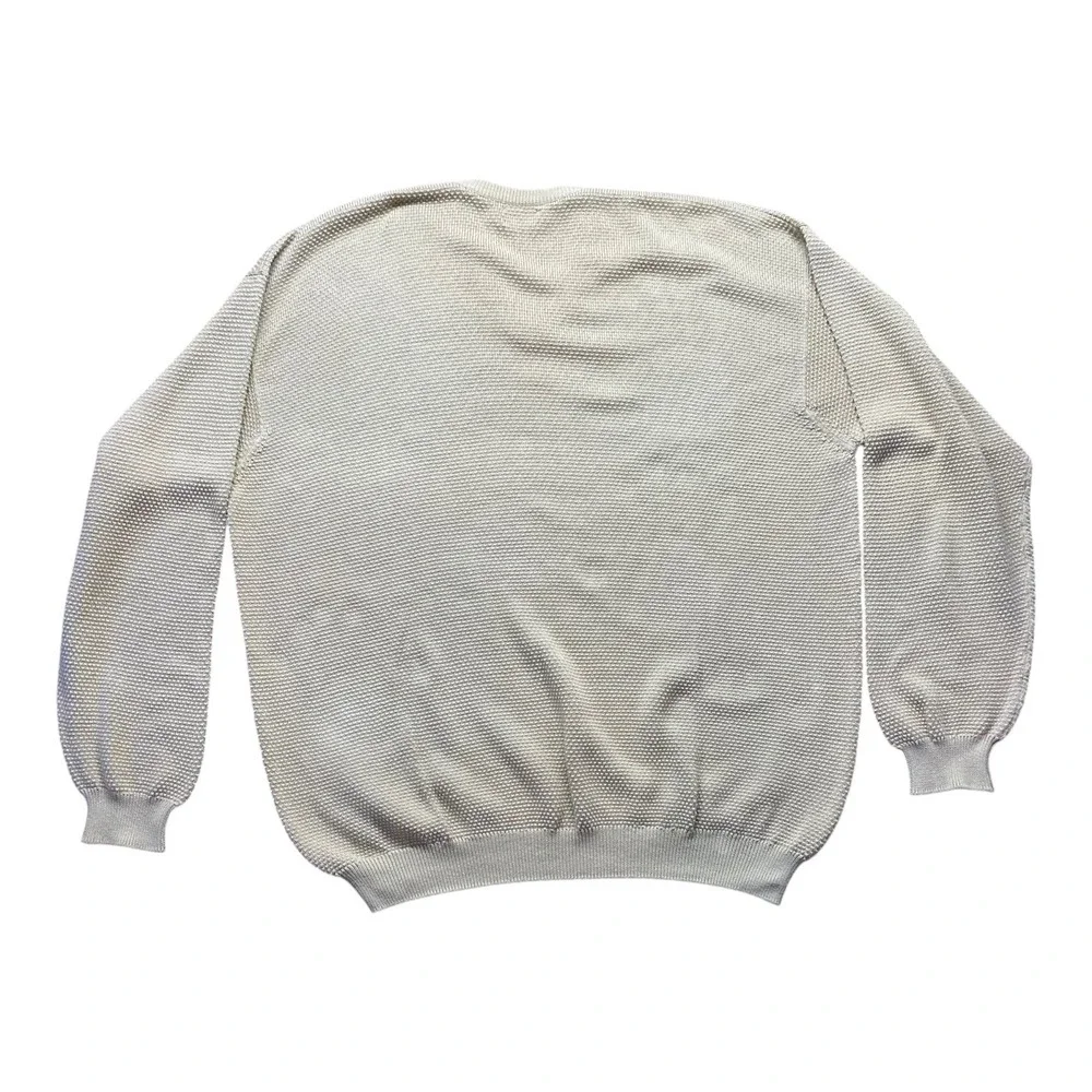 Peter Scott Sweater Mens V Neck Knit Waffle Texture Made In‎ Scotland Size 2x