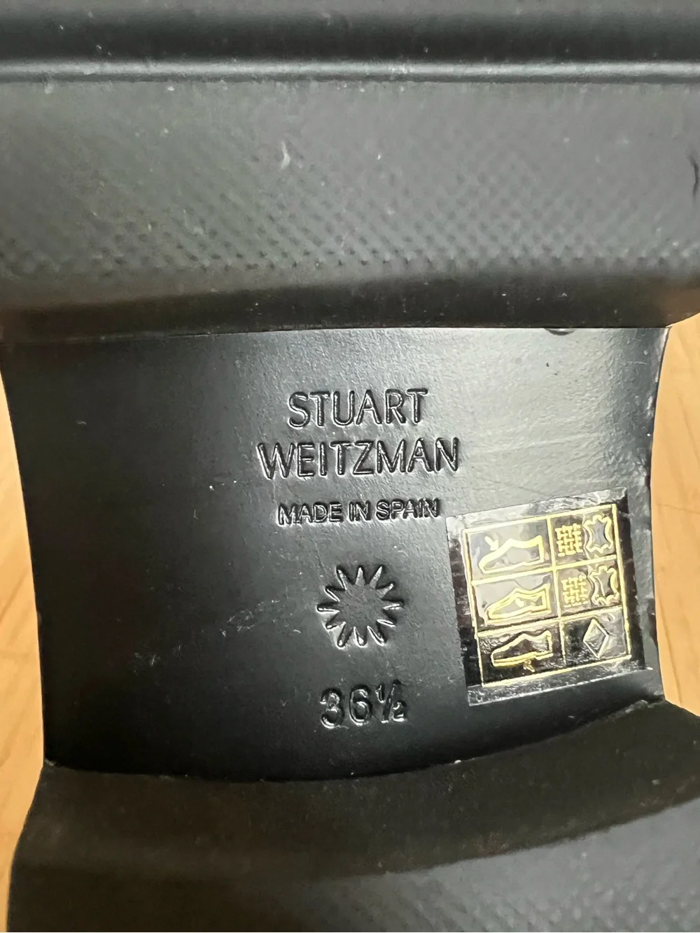 Stuart Weitzman black over