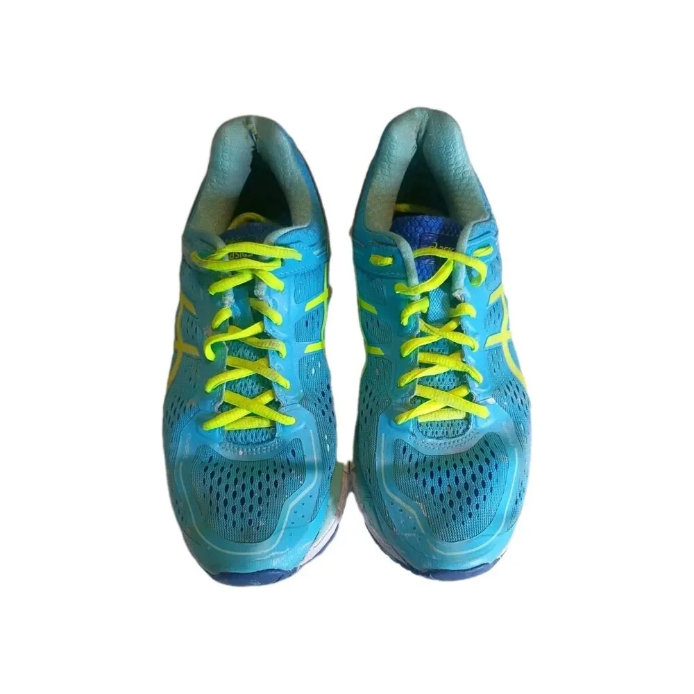 ASICS Gel Kayano 22 Running Shoes Sneakers Walking Blue Women's Size 7