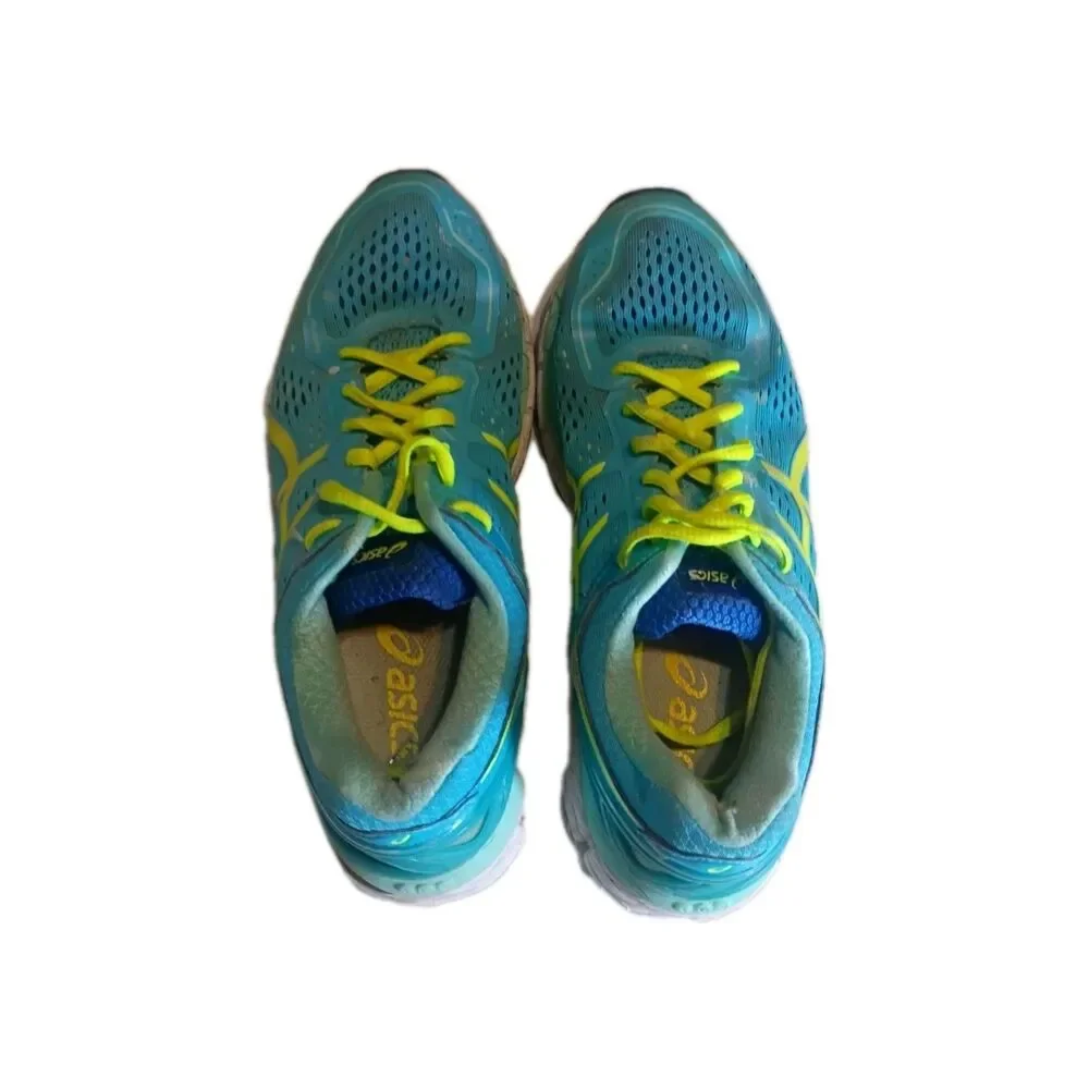 ASICS Gel Kayano 22 Running Shoes Sneakers Walking Blue Women's Size 7