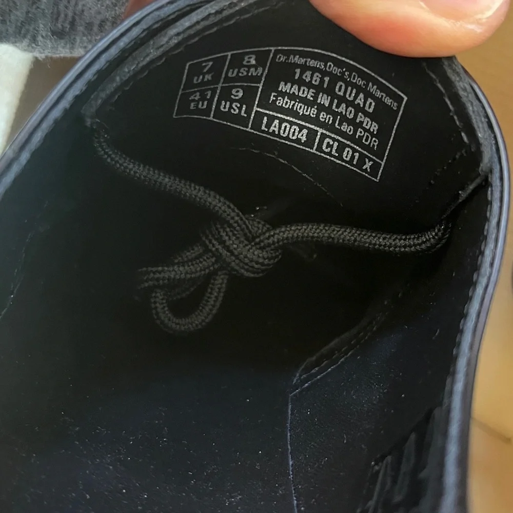 Dr. Martens line through
