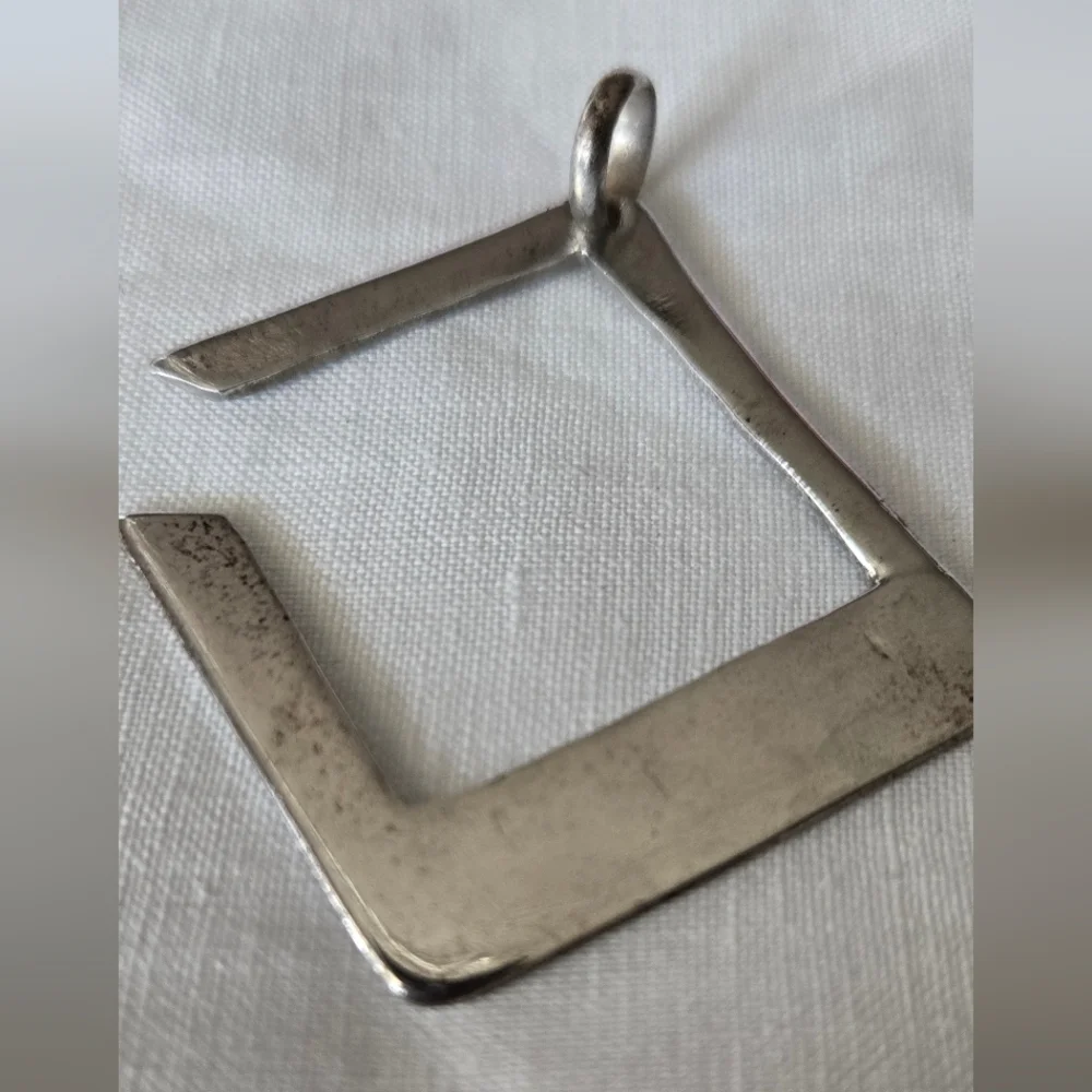 925 Silver Square Pendant