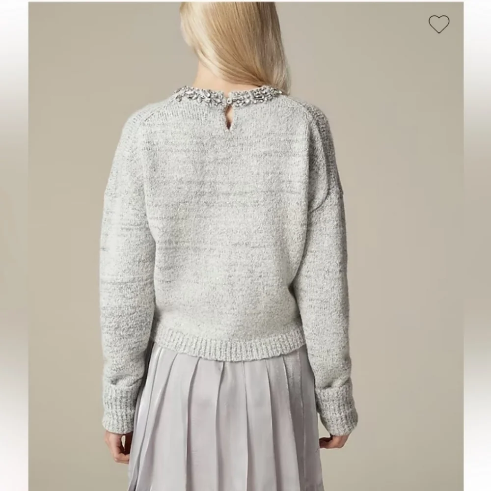 J. Crew embellished pullover